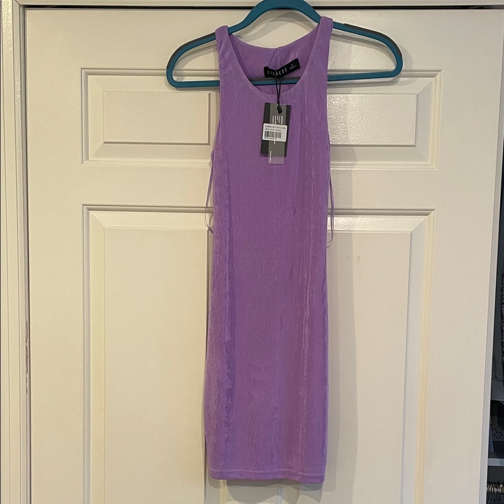 princess poly Everlast mini dress lilac